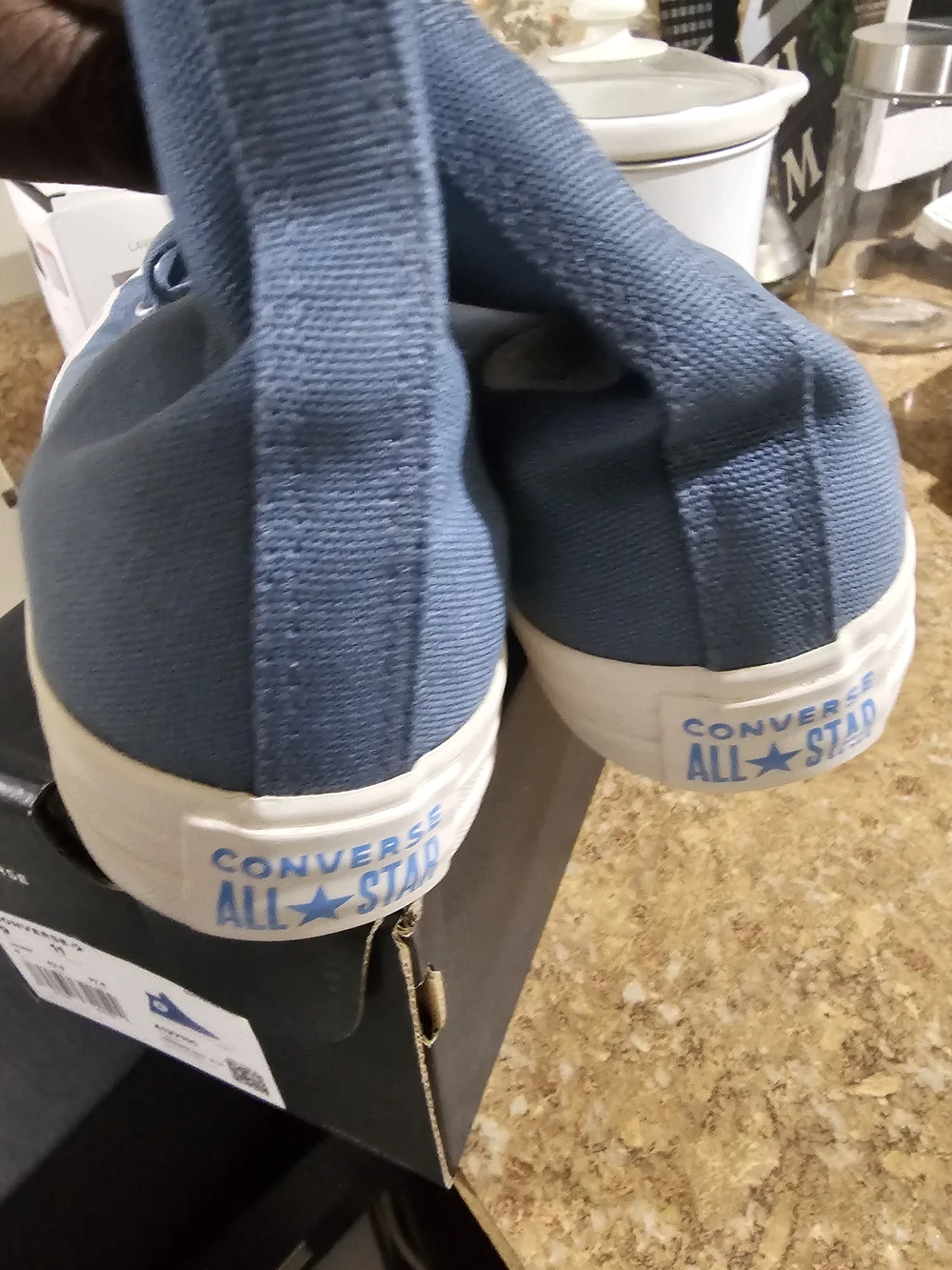 Converse High Top Sneakers in Denim Blue